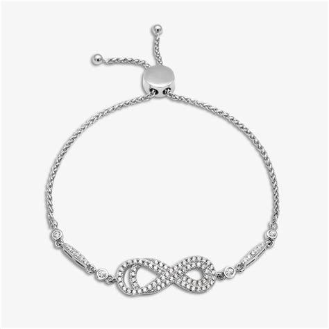 Infinity Design Silver Bracelet