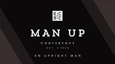 Man Up Mens Conference 2024, Electric City Baptist Church, Hamburg ...