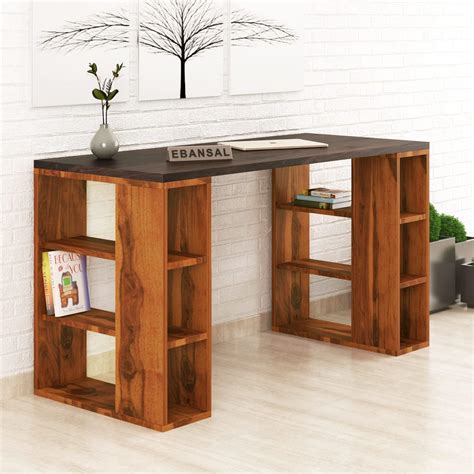 EBANSAL Wooden Office Table for Office Work, Workstation Big Size Study ...