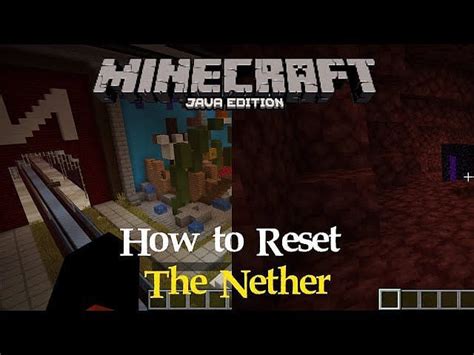 Image result for How to Reset the Nether in Minecraft Java