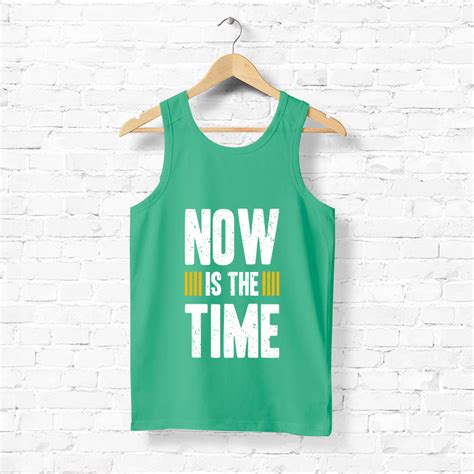"NOW IS THE TIME", Men's vest | FHMax.com