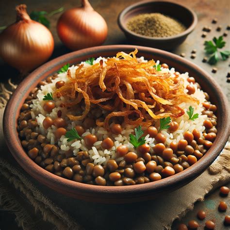 Nationalgericht Israel: Lentil and Rice Mujadara (Rezept)