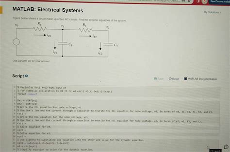 Image result for MATLAB Electrical Circuit