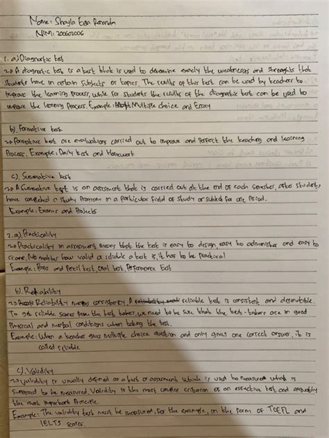 Image result for Language Assessment Test Sample