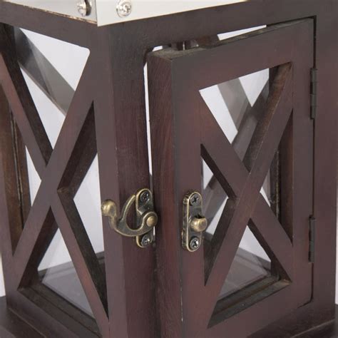 Buy Selena Beacon Wooden Square Lantern from Home Centre at just INR 2399.0