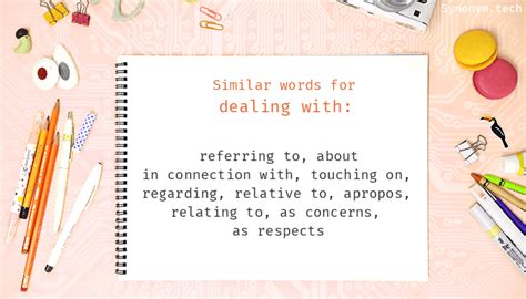 Dealing with synonyms that belongs to prepositions