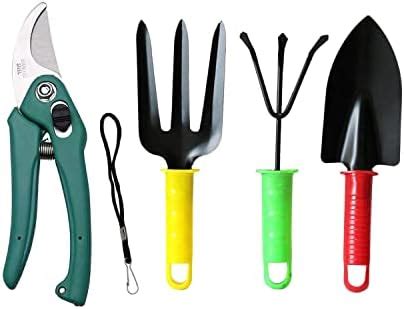 DeoDap Gardening Tools Kit | 1Pc - Reusable Rubber Gloves, 1Pc - Flower ...