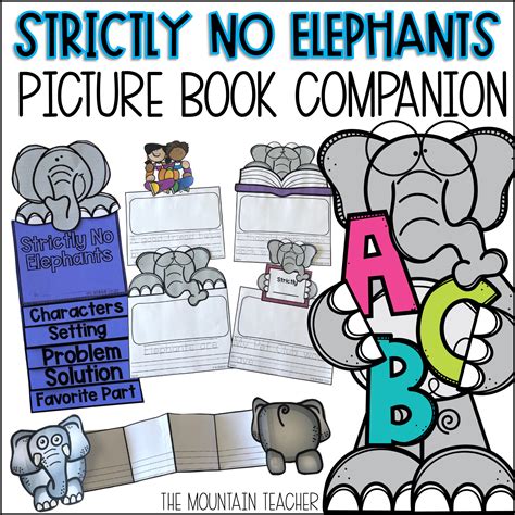 Strictly No Elephants Book Companion | Reading & Writing Activities ...