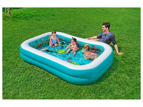 Bestway Family Pool 3D Abenteuer 262 x 175 x 51 cm, ec…