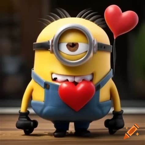 Minion Holding A Heart