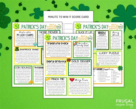 17 Really Fun St. Patrick's Day Games Minute to Win it Style