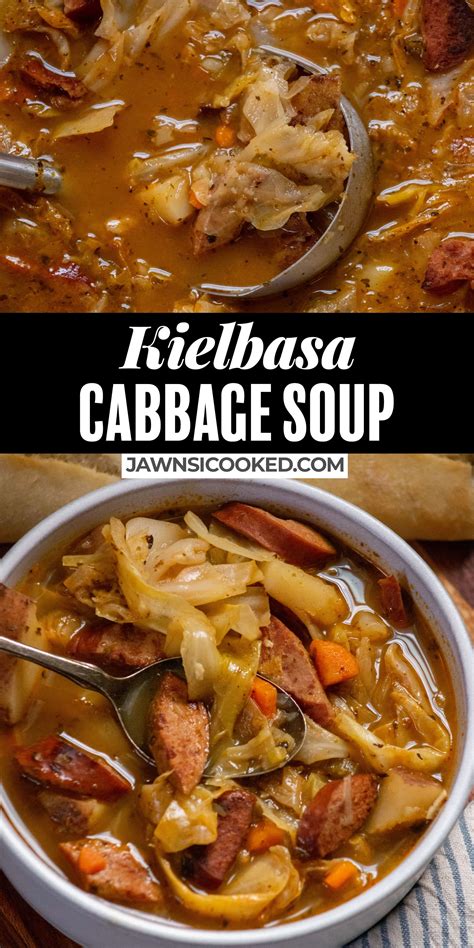 Hearty Kielbasa and Cabbage Soup : Jawns I Cooked