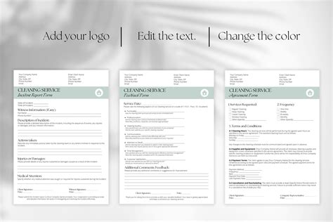 Image result for Free Cleanning Forms Templets