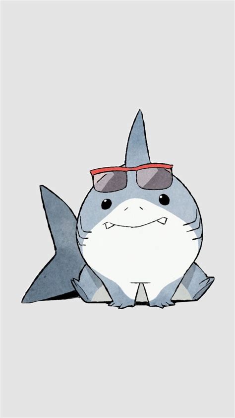 Cute Shark Drawing