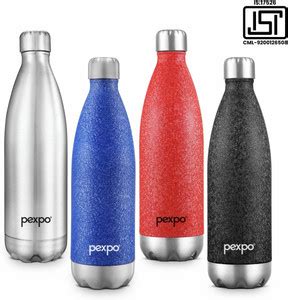 pexpo Electro 1000, Hot&Cold ISI Certified Thermosteel Water Bottle ...