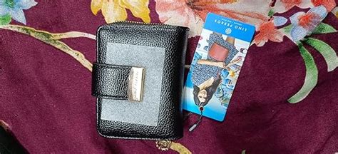 Buy Lino Perros Black Faux Leather Womens Wallet (Black) at Amazon.in