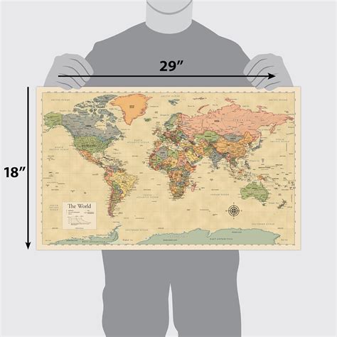 Laminated World Map 的图像结果