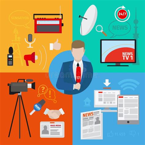 ETF News Live - ETF Report Vector Art Vector Art