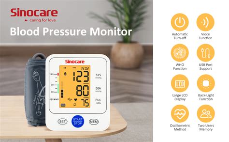 Sinocare BSX516 Blood Pressure Checking Machine, Automatic BP Apparatus ...
