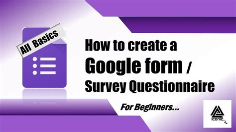 Image result for Create Google Form Questionnaire