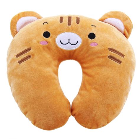 HapBest Cartoon Animals U Shaped Pillow Neck Support Head Rest U Shape ...