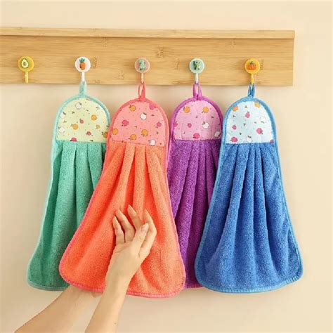 Outlay Home Kitchen Towel Microfiber Anti Bacterial Hand Towel Wash ...