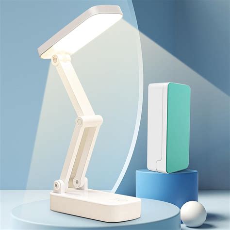 Buy WLHONG Foldable LED Desk Lamp,Portable Desk Lamps Battery Operated ...