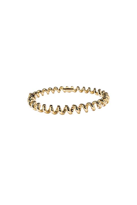 Boochier Slinkee Bangle Bracelet in Yellow Gold | FWRD