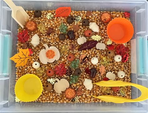 Fall/thanksgiving Sensory Bin - Etsy