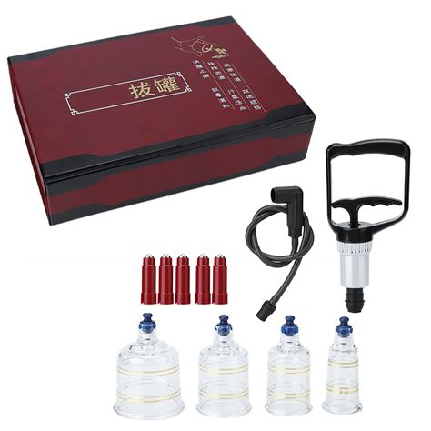 Buy Cupping Set with Pump, 19 Cups Cupping Therapy Set Home Cupping ...