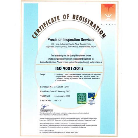 Precision Inspection Services | About us