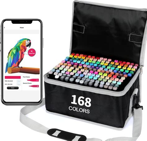 Vokiuler 168 2 Colors Marker Pens, Alcohol Marker India | Ubuy