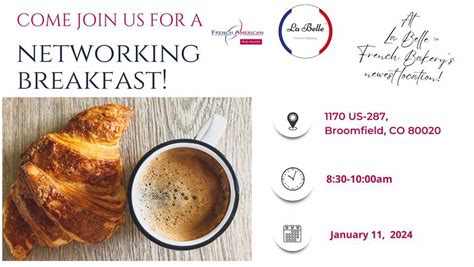 Networking Breakfast- Limited Seating, 1170 US-287, Broomfield, CO ...