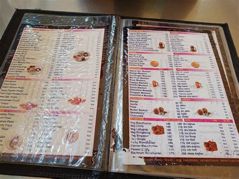 Menu at Sapna Pav Bhaji & Juice Corner, Pune