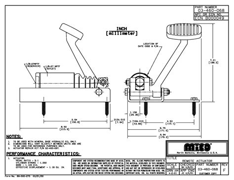 03-460-068 ZF Mico Pedal Actuator (Hydraulic Oil) · HDPartshouse.com