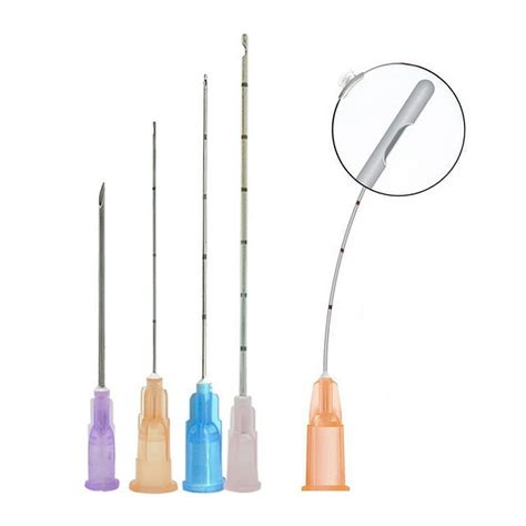 5x Micro Cannula Blunt Tip Needles For Beauty Injection - Walmart.com