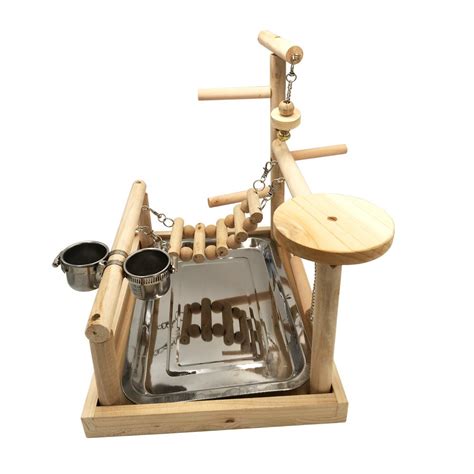 Borangs Parrots Playstand Bird Playground Parrot Perch Gym Stand ...