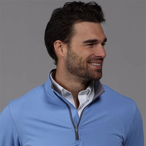 Chesapeake Blue Tour Performance Men's Golf Quarter Zip Pullover ...