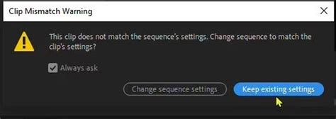 Image result for Change Project Frame Rate PR