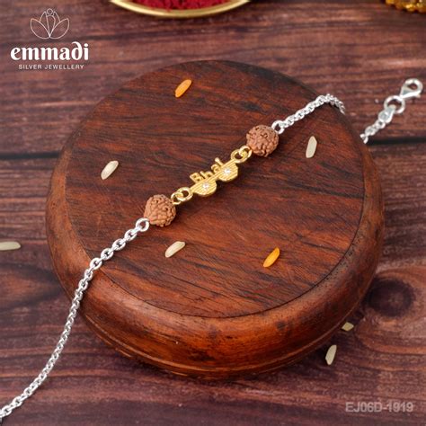 Handcrafted Silver Rakhi for Raksha Bandhan – Emmadi Silver Jewellery