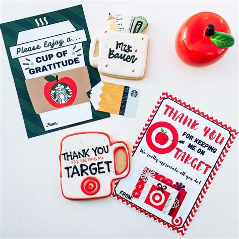 TARGET AND STARBUCKS TEACHER APPRECIATION GIFT IDEA - FREE PRINTABLE