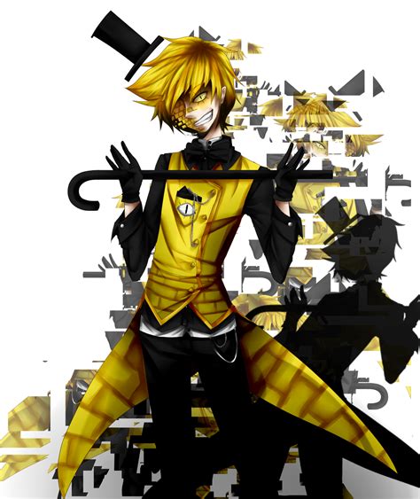 Bill Cipher Human! by Putzischen on DeviantArt