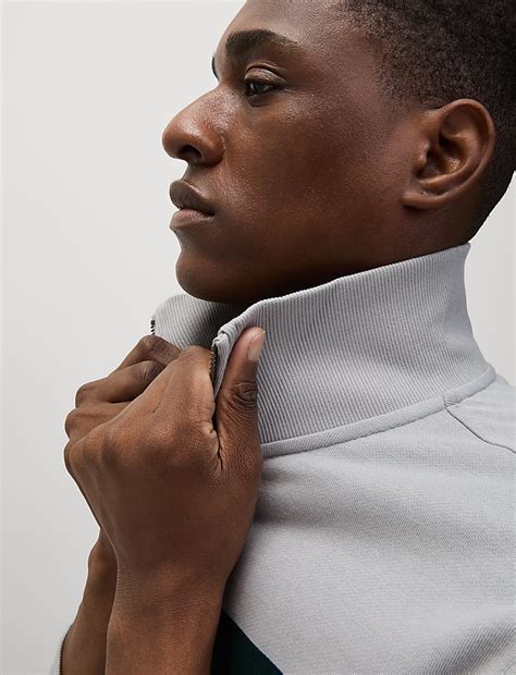 Buy Pure Cotton Half Zip Sweatshirt at Marks & Spencer