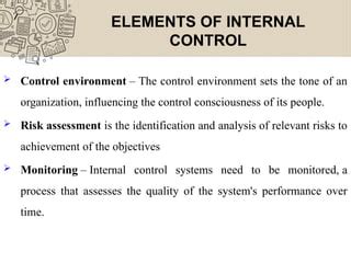 Image result for Example of Internal Environmental Risk Control Practices