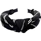 Vogue Hair Accessories Solid Shimmer Fabric Knot Plastic Hairband ...