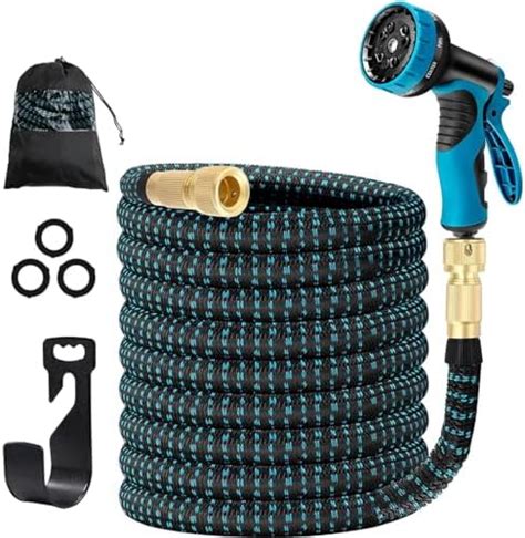HASTHIP® 15m Garden Hose Pipe with 10 Function Sprayer Gun, Expandable ...
