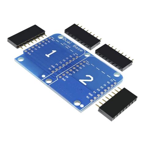 Double Socket Dual Base Shield for WeMos D1 Mini India | Ubuy
