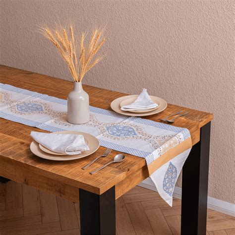 Lily Block Print Runner