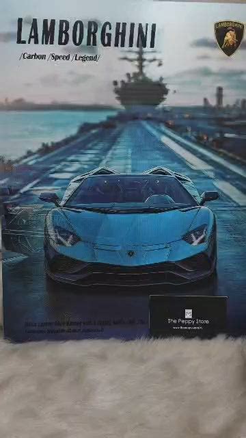 Buy Lamborghini Lenticular 3D Poster - The Peppy Store