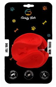 Goofy Tails Wobbly Natural Rubber Ball for Dogs | Chew Toy for Dogs ...